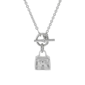 Zircon Embeded Mini Bag Pendant
